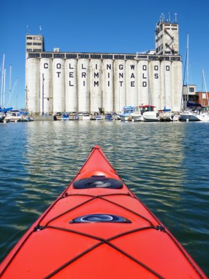 Kayaking to the Collingwood Terminals - Aug. 6, 2012