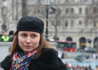 Kasia, Trafalgar Square