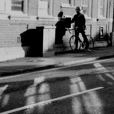 245:365Man with Bike