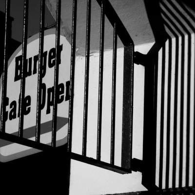 288:365Burger Cafe Open