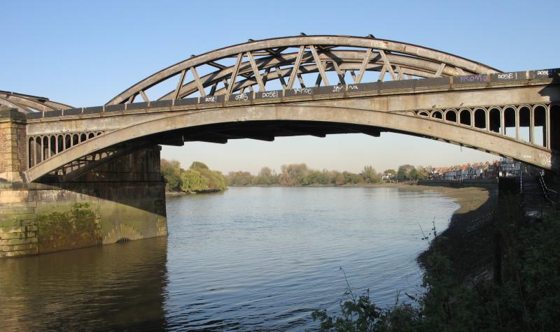 1st arch, Surrey side, looking down.