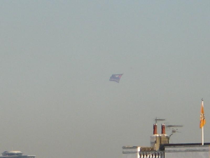 Flag in sky ?.