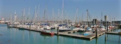 There are lots of boats in Gosport.