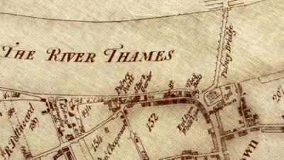 The Star and Garter shown on a 1787 map.