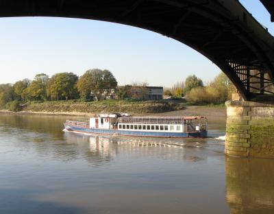 Pleasure boat just passed.