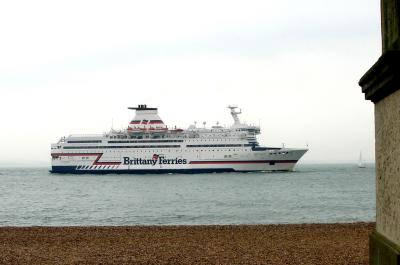 Brittany ferry, Portsmouth to France.