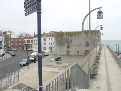 The Square House from the battlements.
