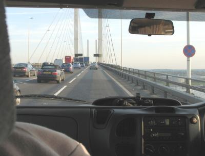 Dartford Bridge going south.