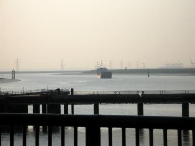 Ship approaches from Sheerness .