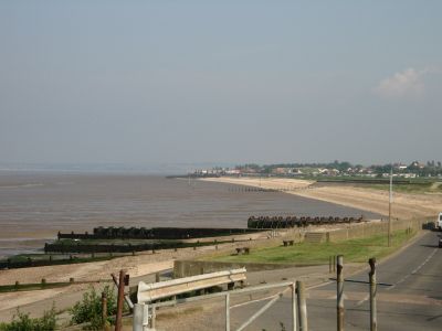 Leysdown from the foot of Warden Point.