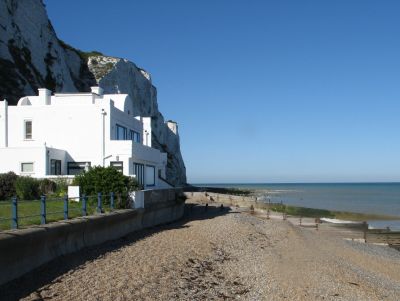 House at the end of St Margarets Bay.