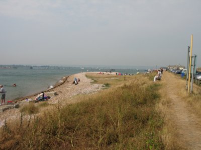 The Ferry Inn beach at Hayling Island.