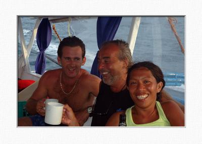 Frank, Mick, Sandra and Jack