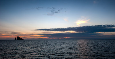 Kicker Rock - Sunset