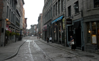 Street in Old Town Montreal