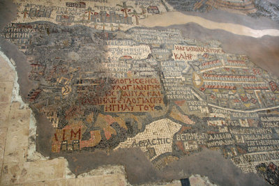 ancient mosaic map/Madaba