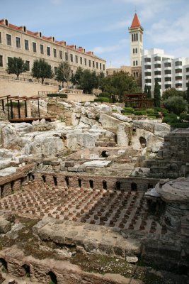 the ancient world under modern Beirut