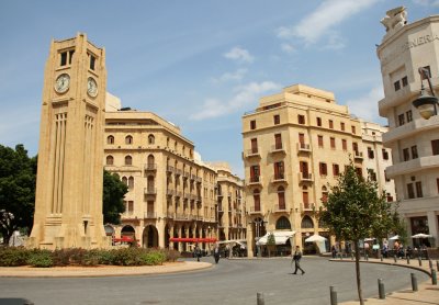 reconstructed downtown Beirut
