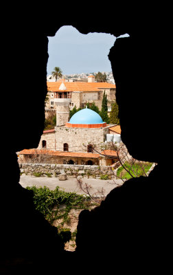 view of the mosque from the Citadel