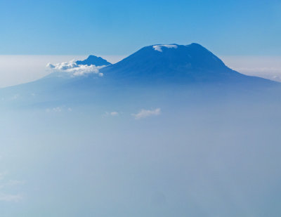 Mt. Kilimanjaro from the plane