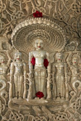 altar detail, Jain Temple