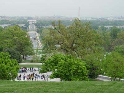 Washington viewed from Arlington