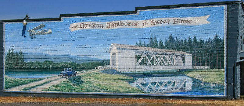 Wall Murals in Sweet Home, Oregon