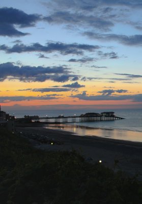 Sunset in Cromer, England