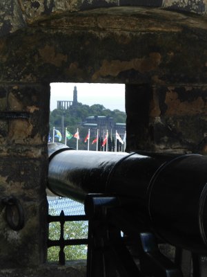 Cannon in the Castle, Edinburgh