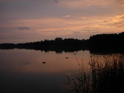 sunset at Kolesne, Poland