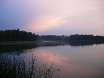 sunset at Kolesne, Poland
