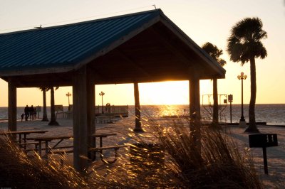 sunset on Pine Island