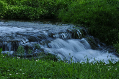 A SMALL WATERFALL