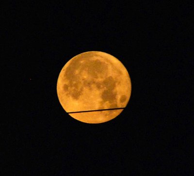 morning moon over Miami