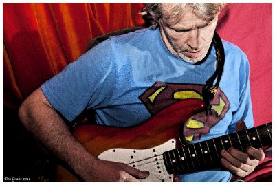 superman plays the blues