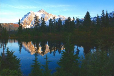 Mt. Shuksan/ Highwood Lake   card #  312