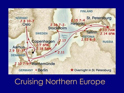 Baltic Sea & Northern European Cities                     .                       .                       .