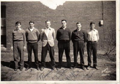 senior champs - intramural football 1936
