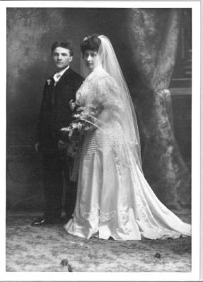 Charles and Rose Rademacher Kaiser wedding