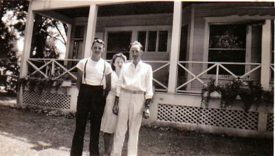 Dad, Laverne and Clarence