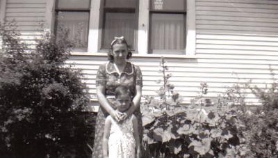 Sylvia Kaiser Cochenet with son Joey Cochenet