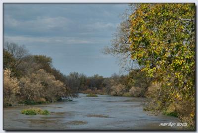 'Lewis + Clark Trail by early morning light ... '