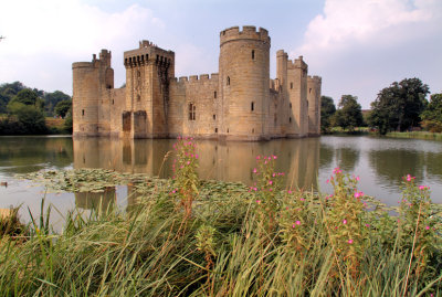 Bodiam Castle and Lake