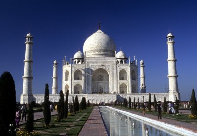 Taj in Blue Skies