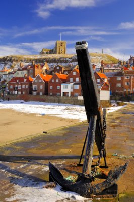 Whitby in the Snow
