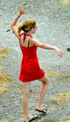 Red Dancing Girl