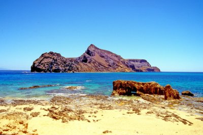 Porto Santo Beach, view to Ilheu da Cal