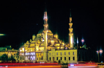 New Mosque at night