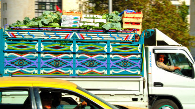 Colourfull Vegetable Truck