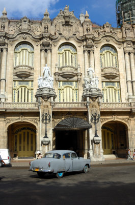 Historical Building and Car